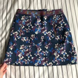 Embroidered Mini Skirt